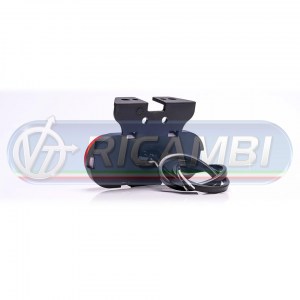 FANALINO INGOMBRO STRISCIA A LED A ELLISSE C/STAFFA ARANCIO